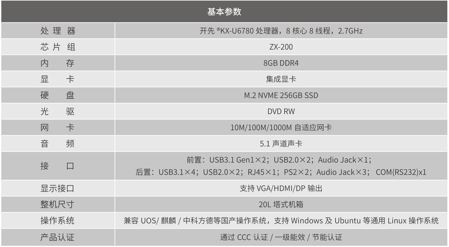 大唐高鸿HS501ZD系列台式机 大唐高鸿HS501ZD系列台式机